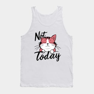 Not Today Napping Kitty Tank Top